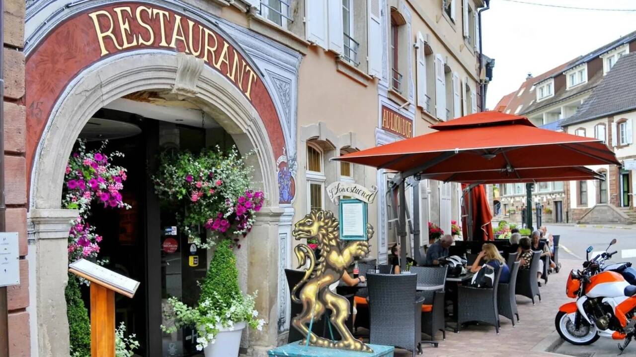 Das Hotel liegt im charmanten mittelalterlichen Dorf La Petite Pierre, nahe historischen Gassen und einer Burg auf dem Hügel.